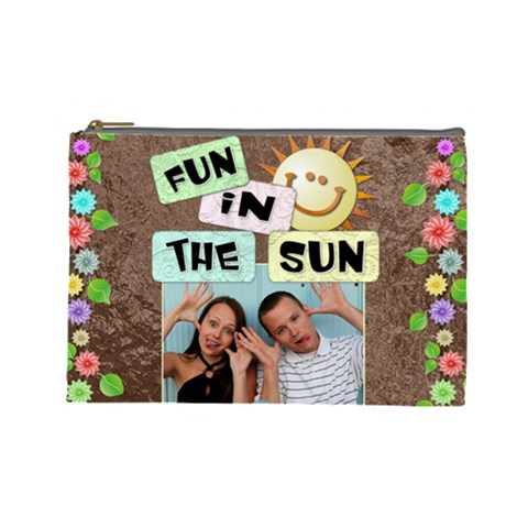 Fun In The Sun Large Cosmetic Bag By Lil Front