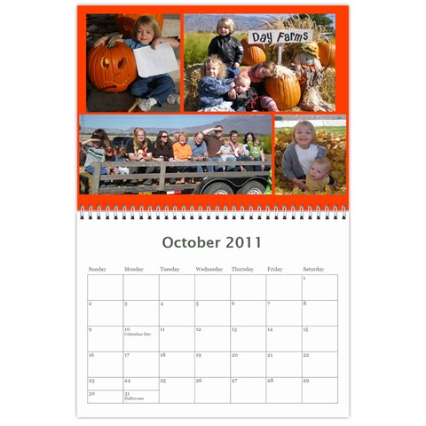 Calendar By Carol Ligon Oct 2011