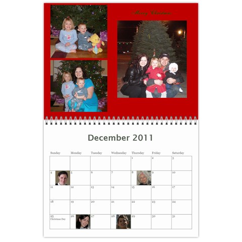 Calendar By Carol Ligon Dec 2011