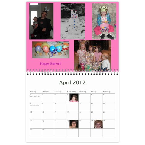 Calendar By Carol Ligon Apr 2012