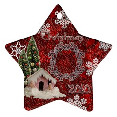 snow village 2010 ornament 58 - Ornament (Star)