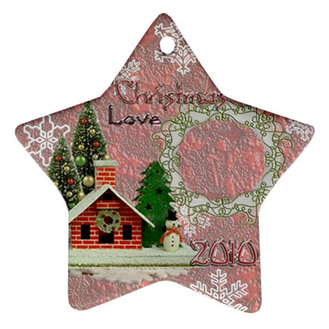 Snow Village 2023 Ornament 62 By Ellan Front