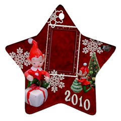 elf elves 2023 ornament  127 - Ornament (Star)