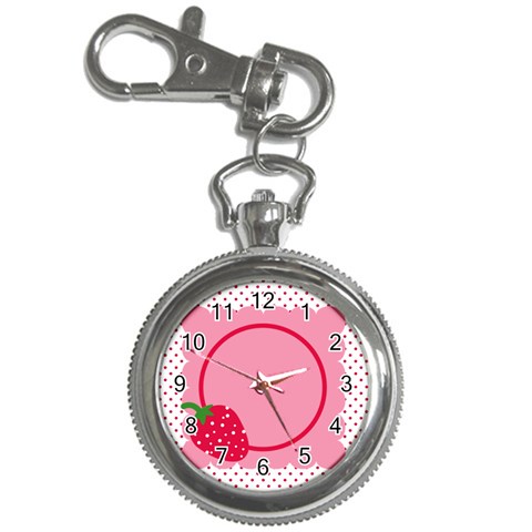Strawberries Key Chain Watch  02 By Carol Front