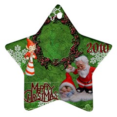 elf santa babies Merry Christmas 2010 ornament  139 - Ornament (Star)