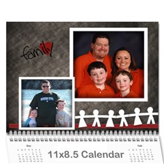 2011 calendar - Wall Calendar 11  x 8.5  (12-Months)