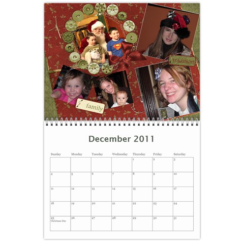 2011 Calendar By Angela Cole Dec 2011