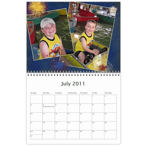 2011 Calendar By Angela Cole Jul 2011