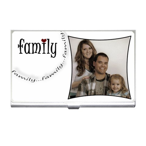 Family Business Card Holder By Amanda Bunn Front