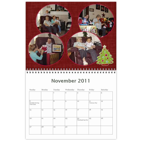Xmas Calendar 2009 Nov 2011
