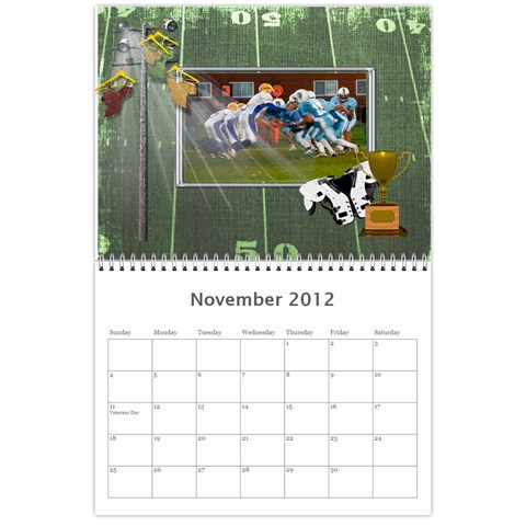 Football Calendar By Spg Nov 2012