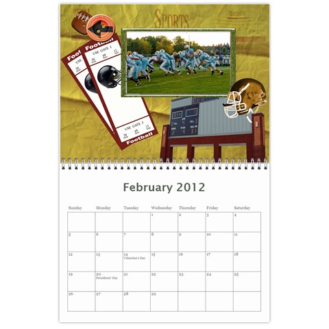 Football Calendar By Spg Feb 2012