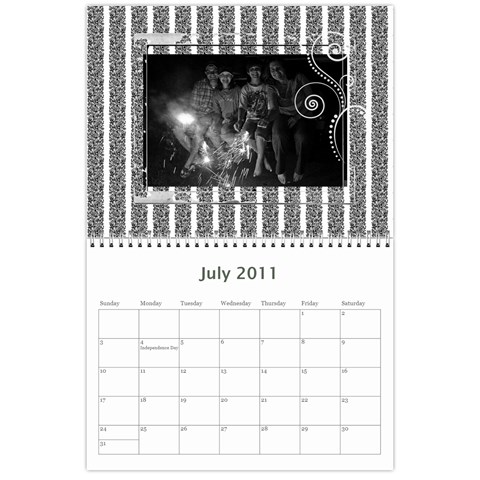 2011 Allen Calendar By Laura Jul 2011