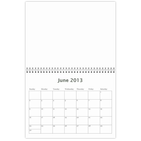 Calendar By Cathy Jun 2013
