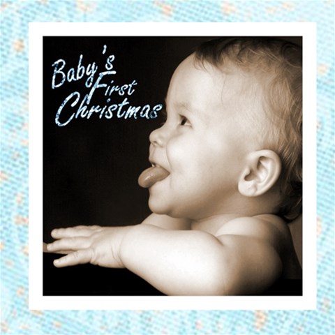 Baby s First Christmas Boy Photocube By Catvinnat Side 2