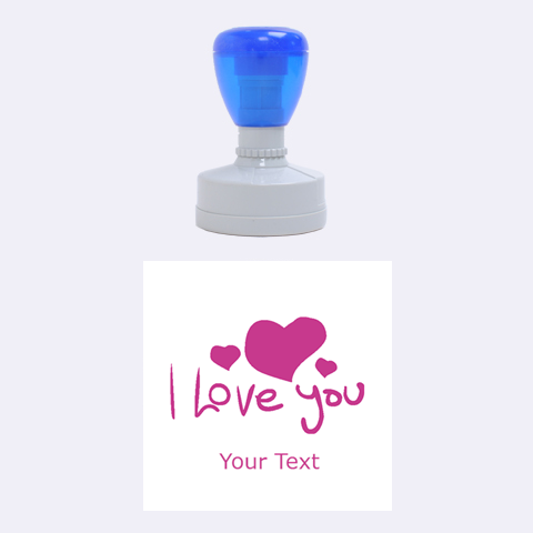 I Love You By Design001 1.5 x1.5  Stamp
