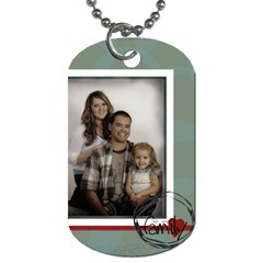 We are family tag 2 - Dog Tag (One Side)