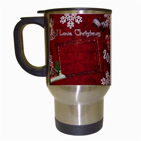 Old Fashioned Christmas Mug Santa Remember When Red By Ellan Left