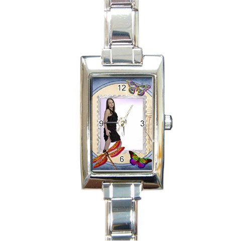 Butterfly Italian Charm Watch By Lil Front