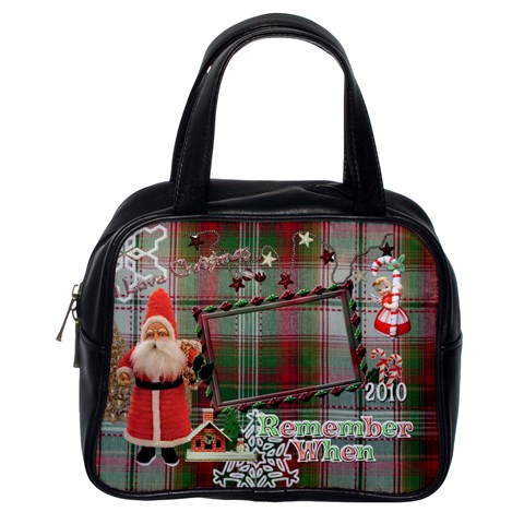 Old Fashioned Santa Christmas Remember When Purse By Ellan Front