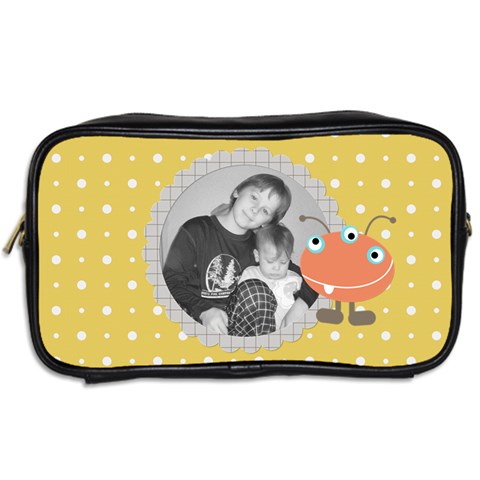 Little Monster Cosmetic Bag 1 By Martha Meier Back