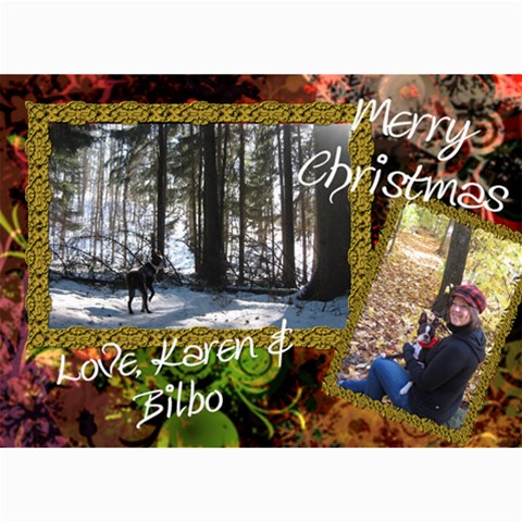 Final Christmas Card 2010 By Billy 7 x5  Photo Card - 17