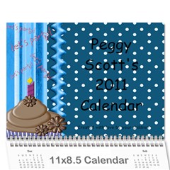 Calandar - Wall Calendar 11  x 8.5  (12-Months)