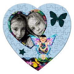 Fairy tales BLUE - Puzzle - Jigsaw Puzzle (Heart)