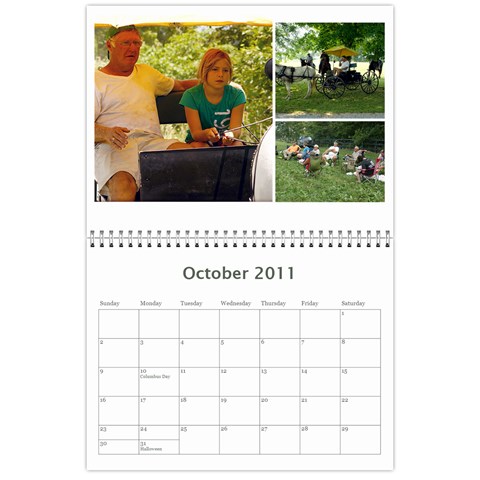 Hester Calendar By Rick Conley Oct 2011