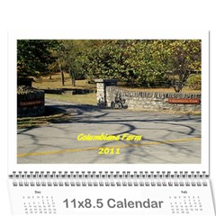 Columbiana Farm Calendar - Wall Calendar 11  x 8.5  (12-Months)