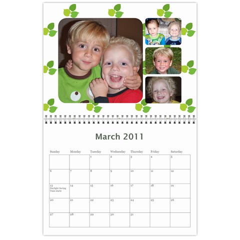 2011 Calendar By Jessica Mar 2011