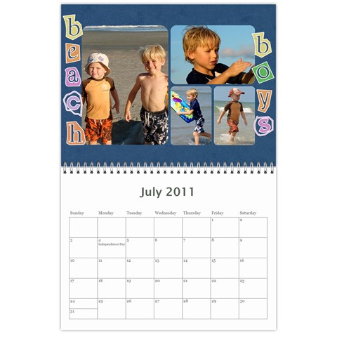 2011 Calendar By Jessica Jul 2011
