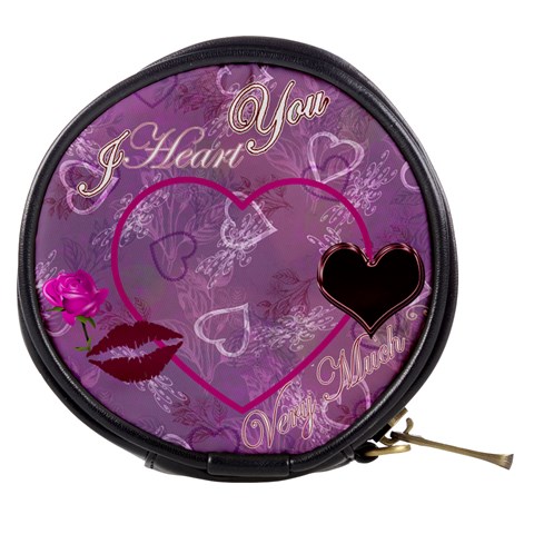 I Heart You Purple With Lips By Ellan Front