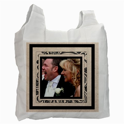Fantasia Bride & Groom Wedding Double Side Recycle Bag By Catvinnat Front