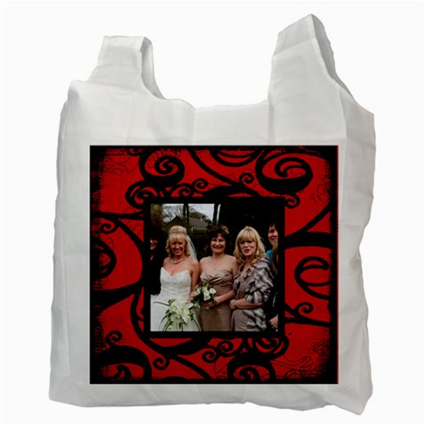 Fantasiaclassic Red Recycle Bag 2 Sides By Catvinnat Back