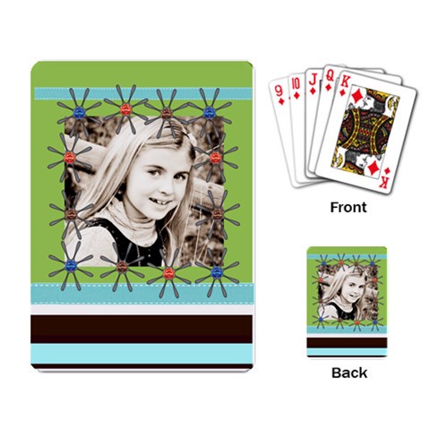 Playing Cards Template By Danielle Christiansen Back