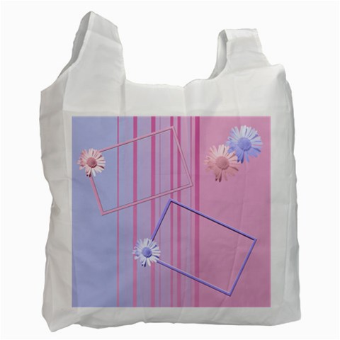 Flowers Recycle Bag By Add In Goodness And Kindness Front