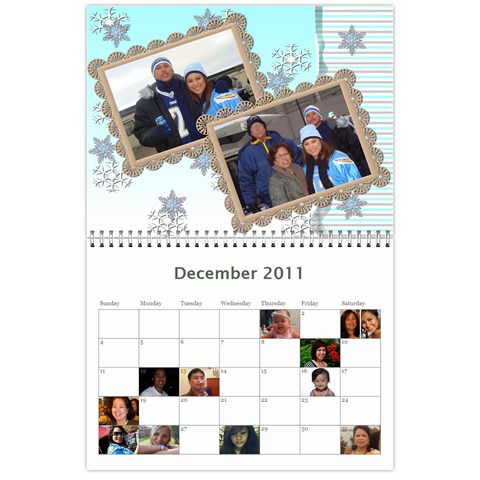 Moms Family Calender By Michelle Dec 2011