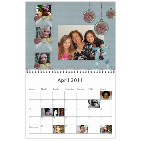 Moms Family Calender By Michelle Apr 2011