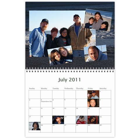 Moms Family Calender By Michelle Jul 2011