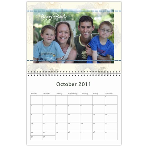 Our Calendar By Heidi Short Oct 2011