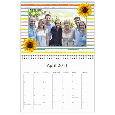 Our Calendar By Heidi Short Apr 2011