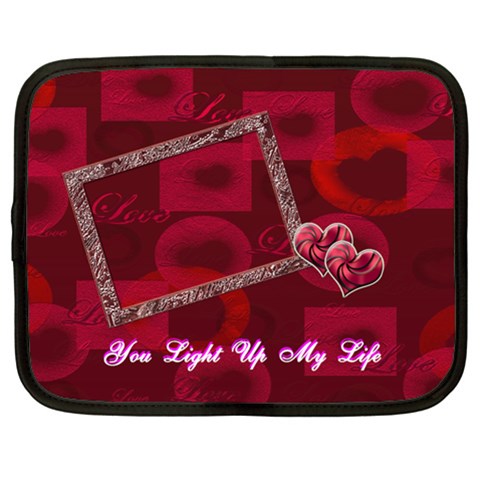 You Light Up My Life 13 Inch (xl) Netbook Case By Ellan Front