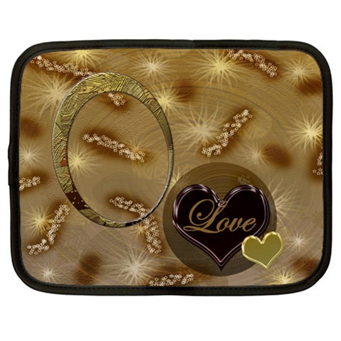 I Heart You Moon 21 13 Inch (xl) Netbook Case By Ellan Front