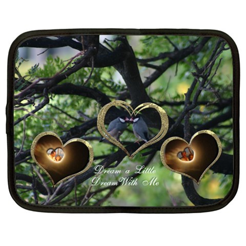 Dream A Little Dream With Me Love Birds 2263 13 Inch (xl) Netbook Case By Ellan Front