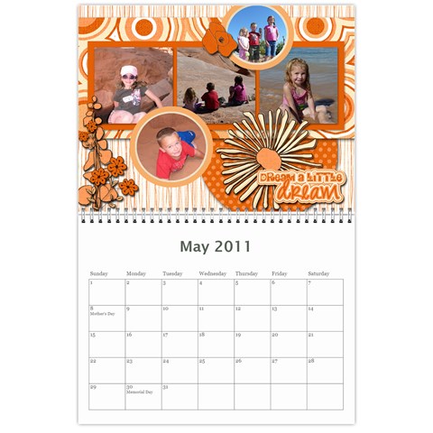 Calendar 2011 By Monica May 2011