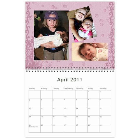 Our Calendars 12 Mo By Kendra Lebo Apr 2011