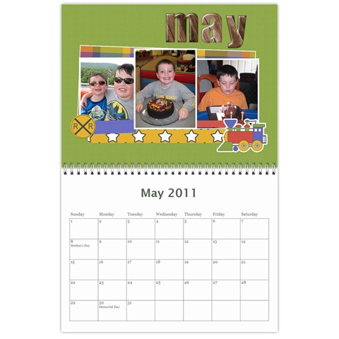 Dad s 2011 Calendar By Angela Cole May 2011