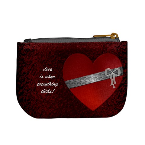 Love Is When Everything Clicks Mini Coin Purse By Lil Back