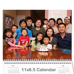 calendar 2011 (Chan) - Wall Calendar 11  x 8.5  (12-Months)